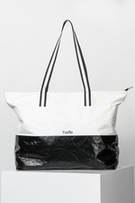 Shopper Earth White/Black - Yvette Sports