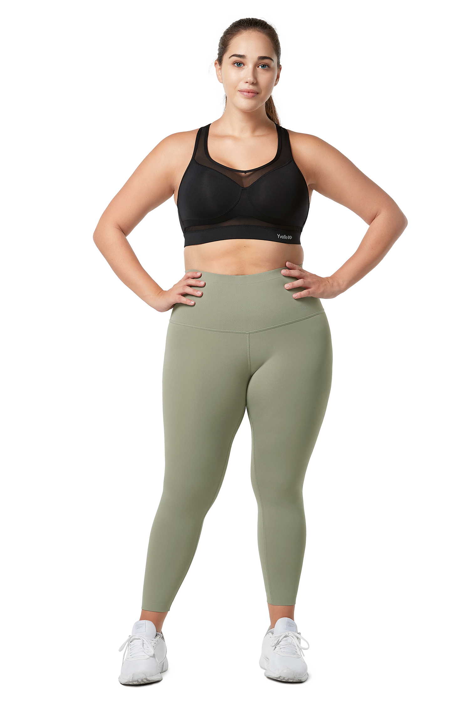 Sport-BH Hibiscus First Class Black - Yvette Sports