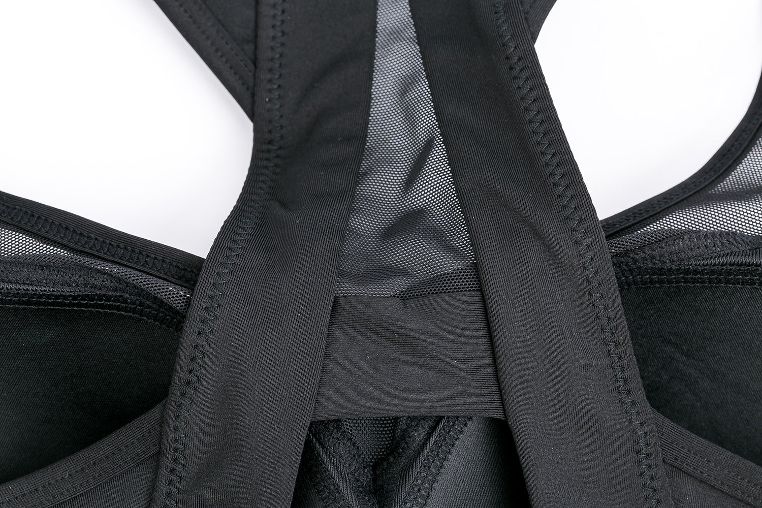 Sport-BH Hibiscus First Class Black - Yvette Sports