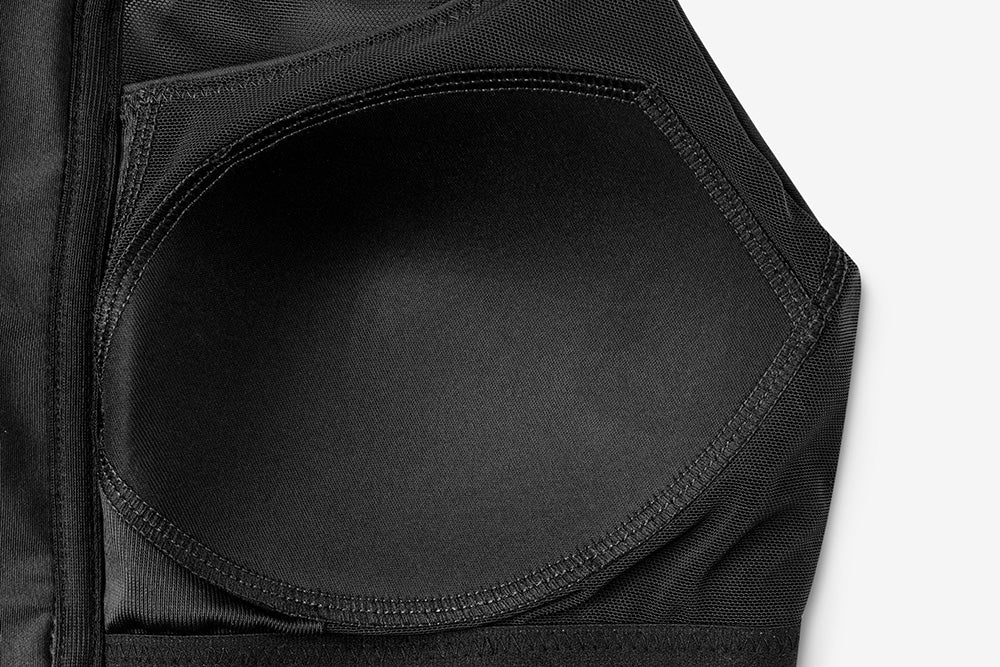 Sport-BH Tropical Holiday Black Details - Yvette Sports