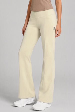 Hellbeige Schlaghose für Yoga