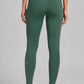 Dunkelgrüne Yogaleggings
