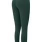 Dunkelgrüne Yogaleggings