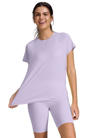 Damen Sport Crop-Top - Lockeres Yoga Top Für Training & Freizeit