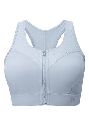 Hellblauer Sport-BH große Größe