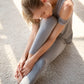 Yoga Leggings Charly Melange Grey - Yvette Sports
