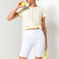 Shorts Cloud White - Yvette Sports