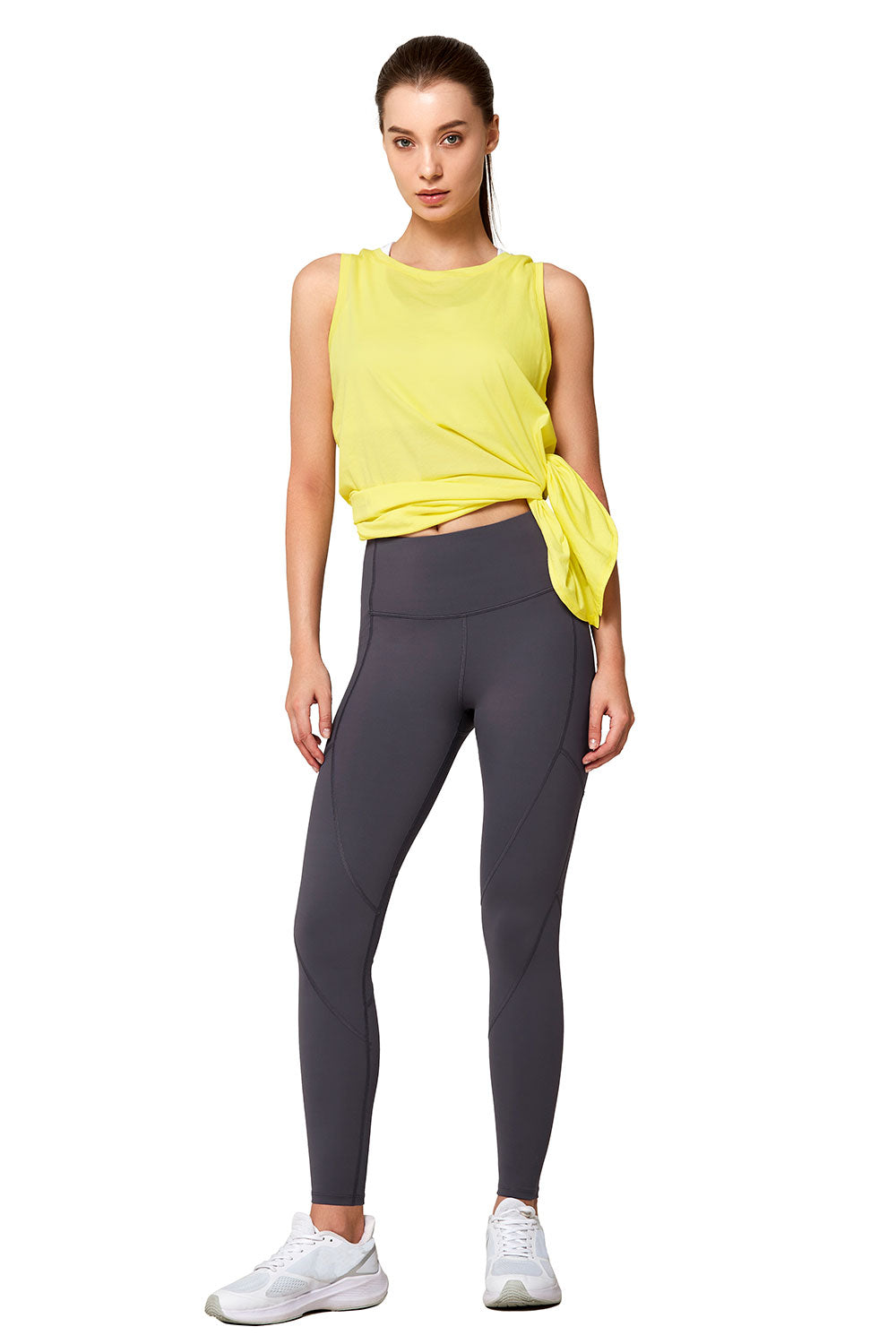 Leggings Romy Dark Gray - Yvette Sports