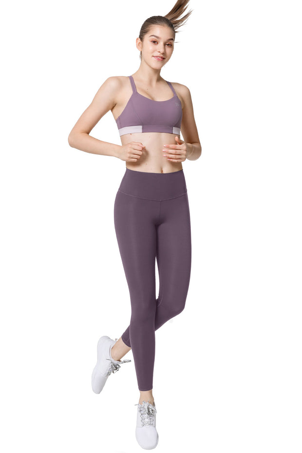 Yoga Leggings Charly Purple - Yvette Sports