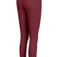 Yoga Leggings Charly Wine Red - Yvette Sports