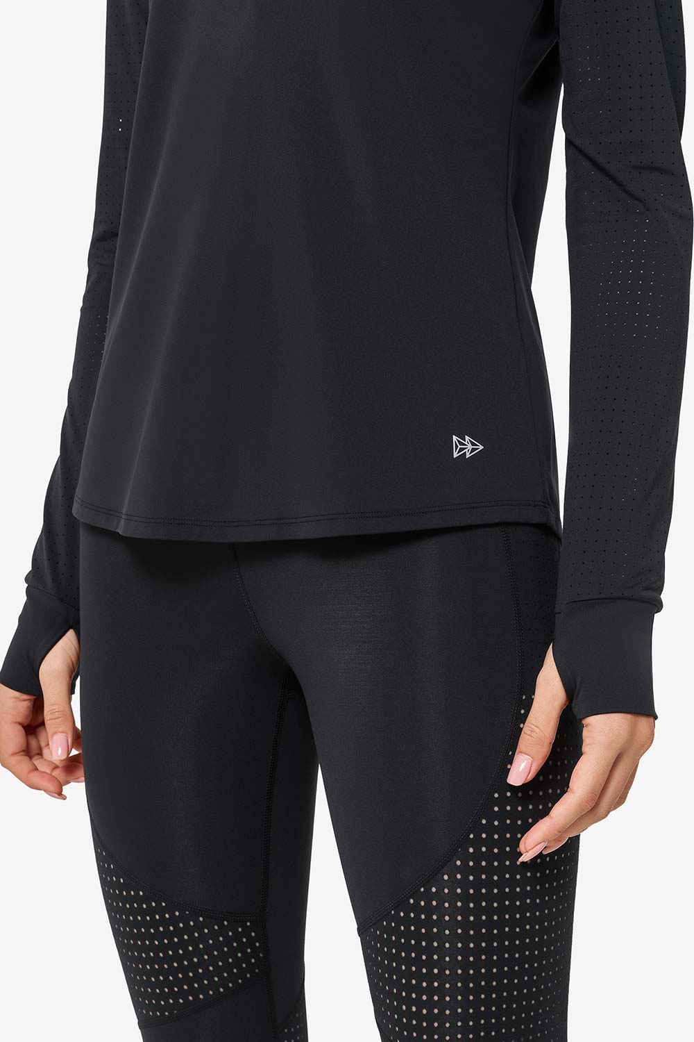 Longsleeve Katy Black - Yvette Sports