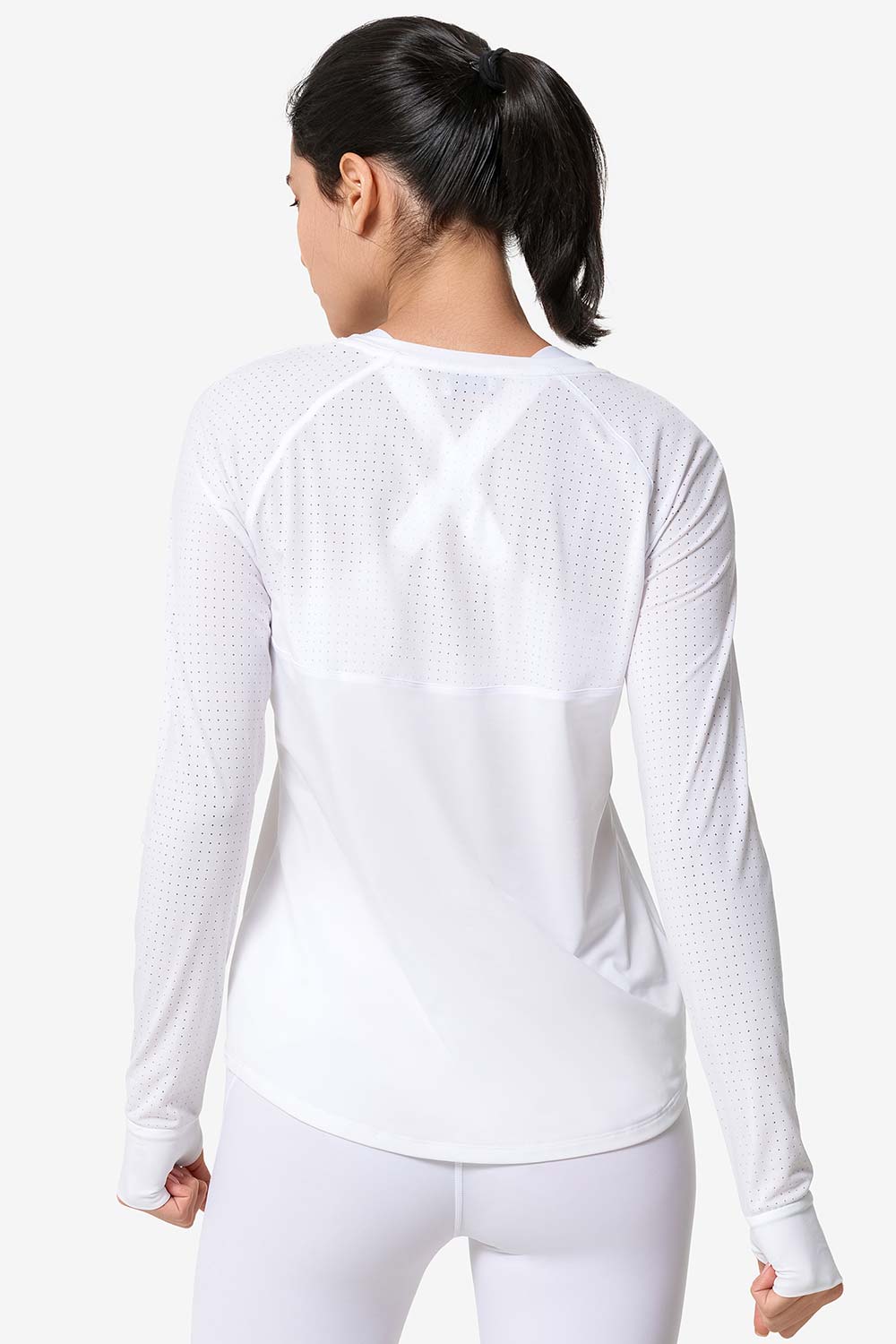 Longsleeve Katy White - Yvette Sports