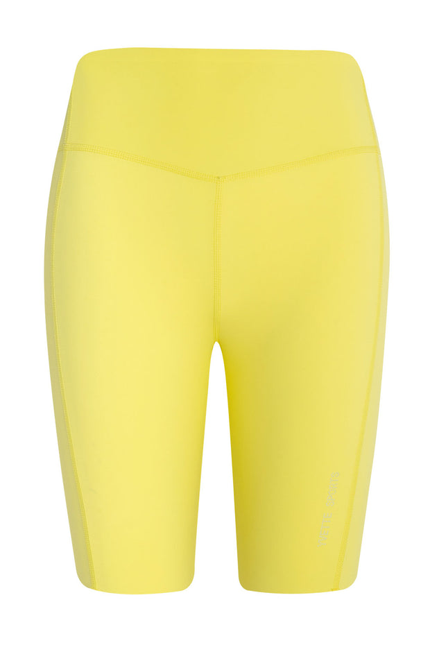 Shorts Ava Yellow - Yvette Sports