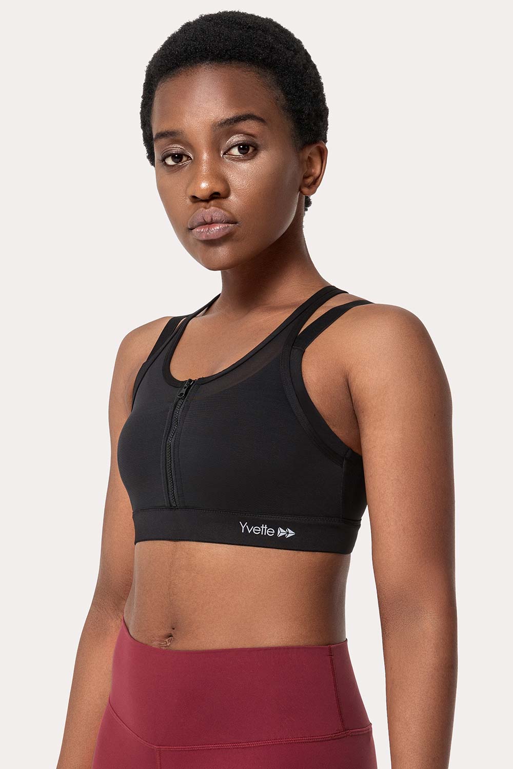 Sport-BH Tropical Holiday Black - Yvette Sports