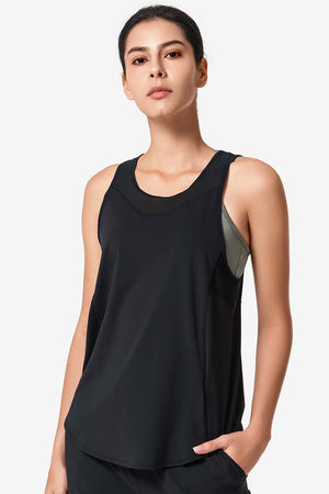 Tank Top Katy Black - Yvette Sports