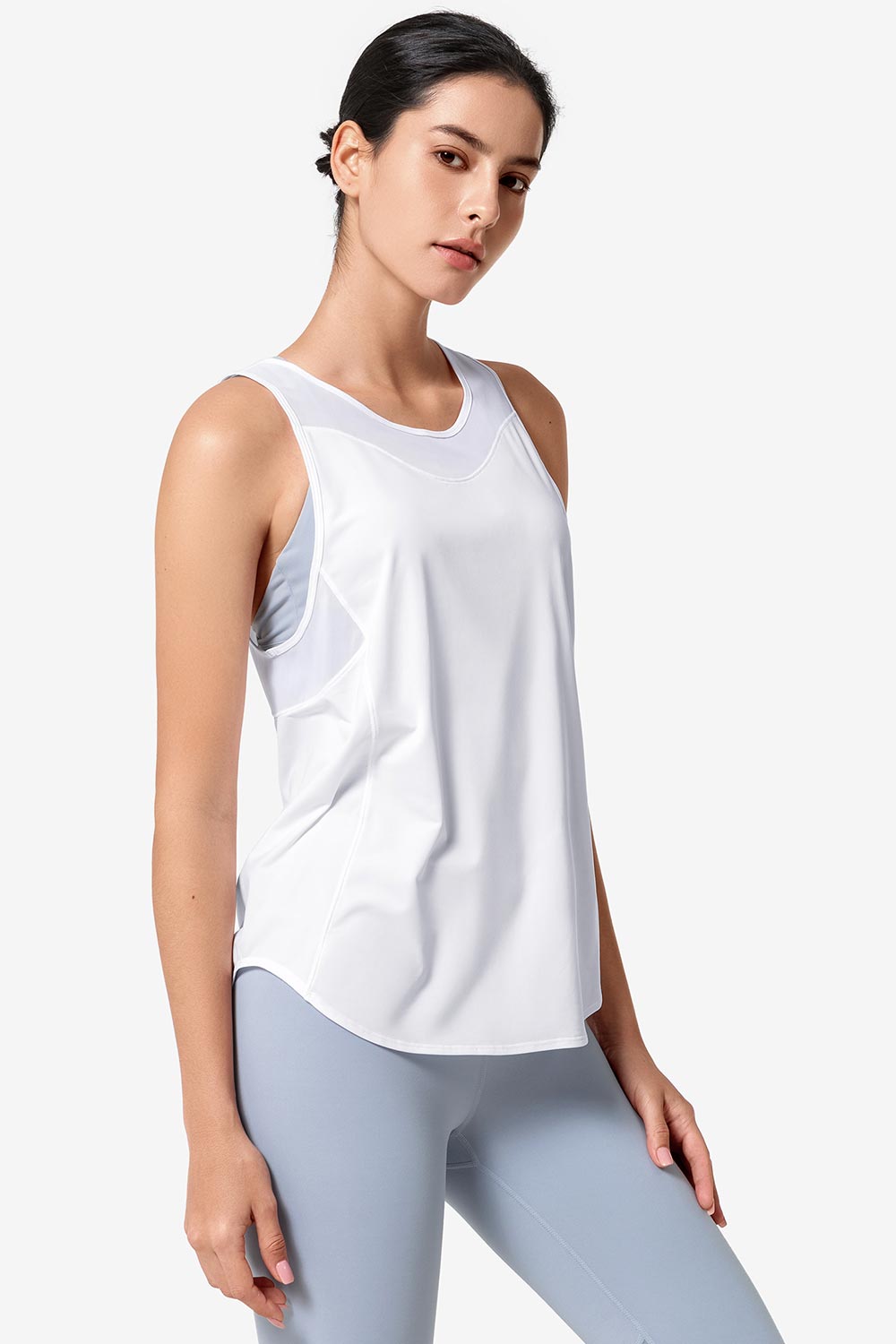 Tank Top Katy White - Yvette Sports