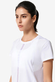T-Shirt Katy White - Yvette Sports