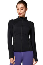 Zip Sweat Posie Black - Yvette Sports