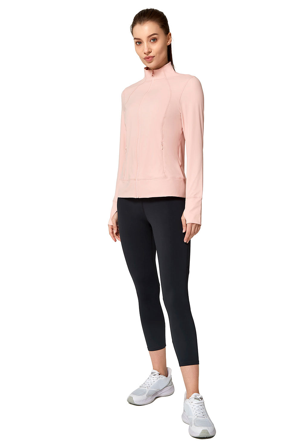 Zip Sweat Romy Pink - Yvette Sports