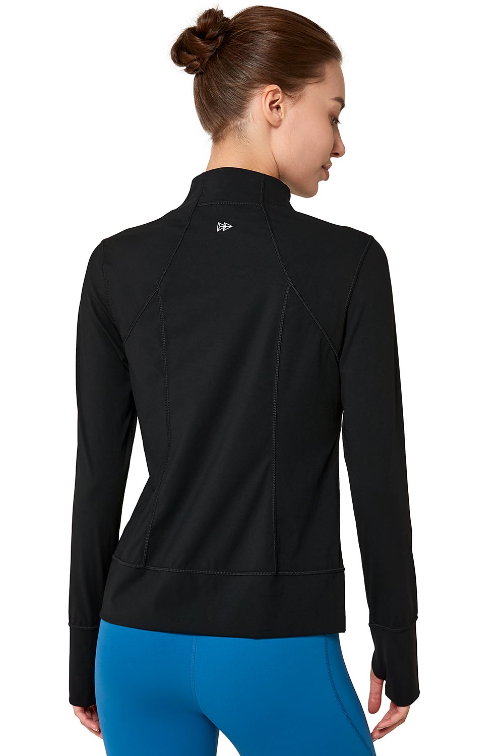 Zip Sweat Romy Black - Yvette Sports